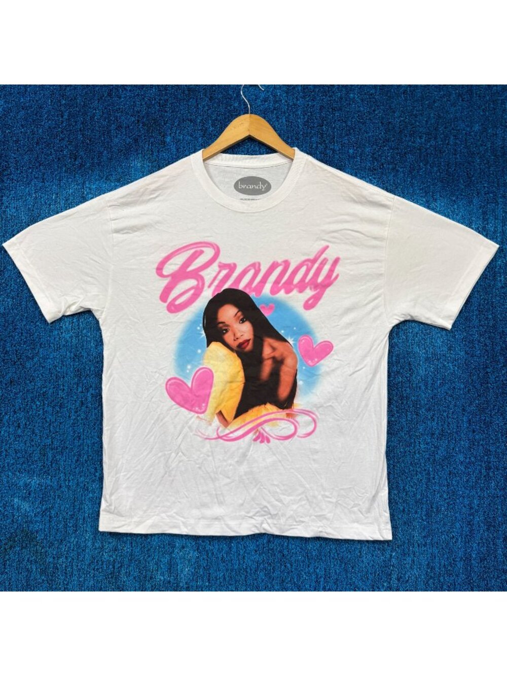 Brandy "The Boy Is Mine" Graphic Tour T-Shirt Size Large